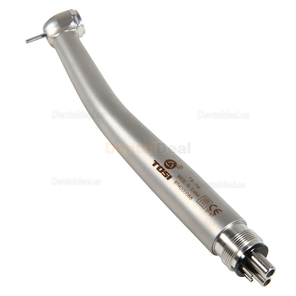 TOSI TX-114 Dental High Speed Turbine Handpiece Push Button 4 Holes